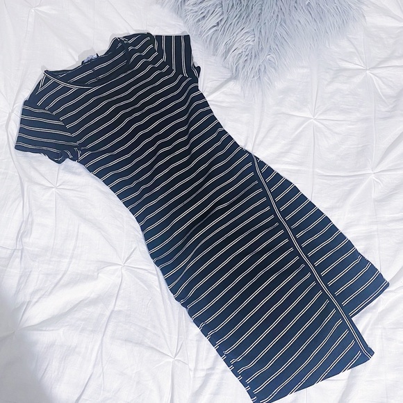 Cotton On Dresses & Skirts - Black and white wrap midi dress